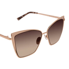 Load image into Gallery viewer, BECKY - BRUSHED GOLD MOCHA TORTOISE + COFFEE GRADIENT