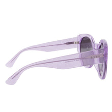 Load image into Gallery viewer, LUNA - AMETHYST GLITTER + SMOKE GRADIENT SILVER FLASH + POLARIZED
