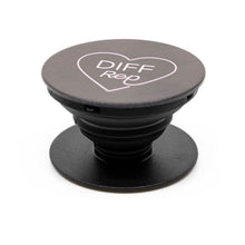 Load image into Gallery viewer, PHONE SOCKET - BLACK STAND + SOFT PINK LOGO