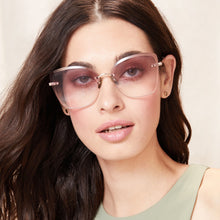 Load image into Gallery viewer, WILLOW - ROSE GOLD + W/ROSE CRYSTAL TIPS + ROSE
