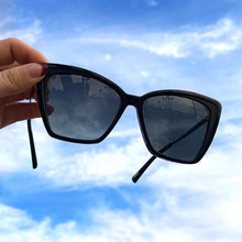 Load image into Gallery viewer, BECKY II - BLACK + DARK SMOKE POLARIZED
