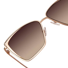Load image into Gallery viewer, BECKY - BRUSHED GOLD MOCHA TORTOISE + COFFEE GRADIENT
