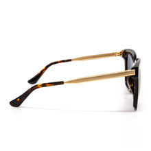 Load image into Gallery viewer, BELLA - DARK TORTOISE + GOLD MIRROR
