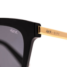 Load image into Gallery viewer, H.E.R. - BELLA + BLACK WITH GOLD TEMPLES + GREY
