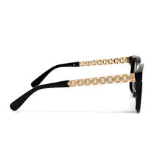 Load image into Gallery viewer, CHANCE - BLACK W/GOLD TEMPLES + GREY
