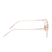 Load image into Gallery viewer, CHARLOTTE - GOLD MATTE BLACK + BLUE LIGHT TECHNOLOGY CLEAR
