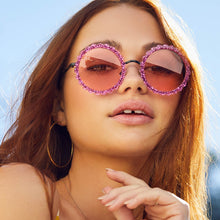 Load image into Gallery viewer, DIXIE - BLACK PINK GLITTER + TRANSPARENT PINK
