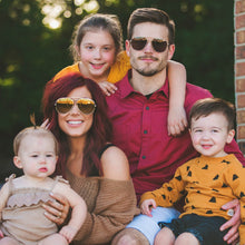 Load image into Gallery viewer, CHELSEA HOUSKA - AVIATOR + GOLD + BROWN GRADIENT
