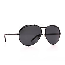 Load image into Gallery viewer, CHELSEA HOUSKA - AVIATOR + MATTE BLACK + GREY
