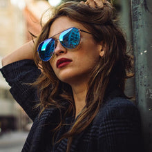 Load image into Gallery viewer, DASH - LIGHT GUNMETAL + ICE BLUE MIRROR + POLARIZED
