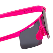 Load image into Gallery viewer, LUKA - NEON PINK + DARK SMOKE POLARIZED
